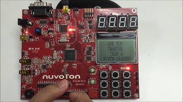 Multiple Choices Quiz with Nuvoton Learning Board NuMicro™ Cortex™-M0