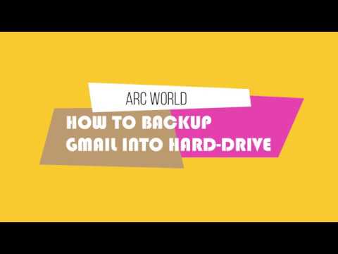 backup gmail to hard drive