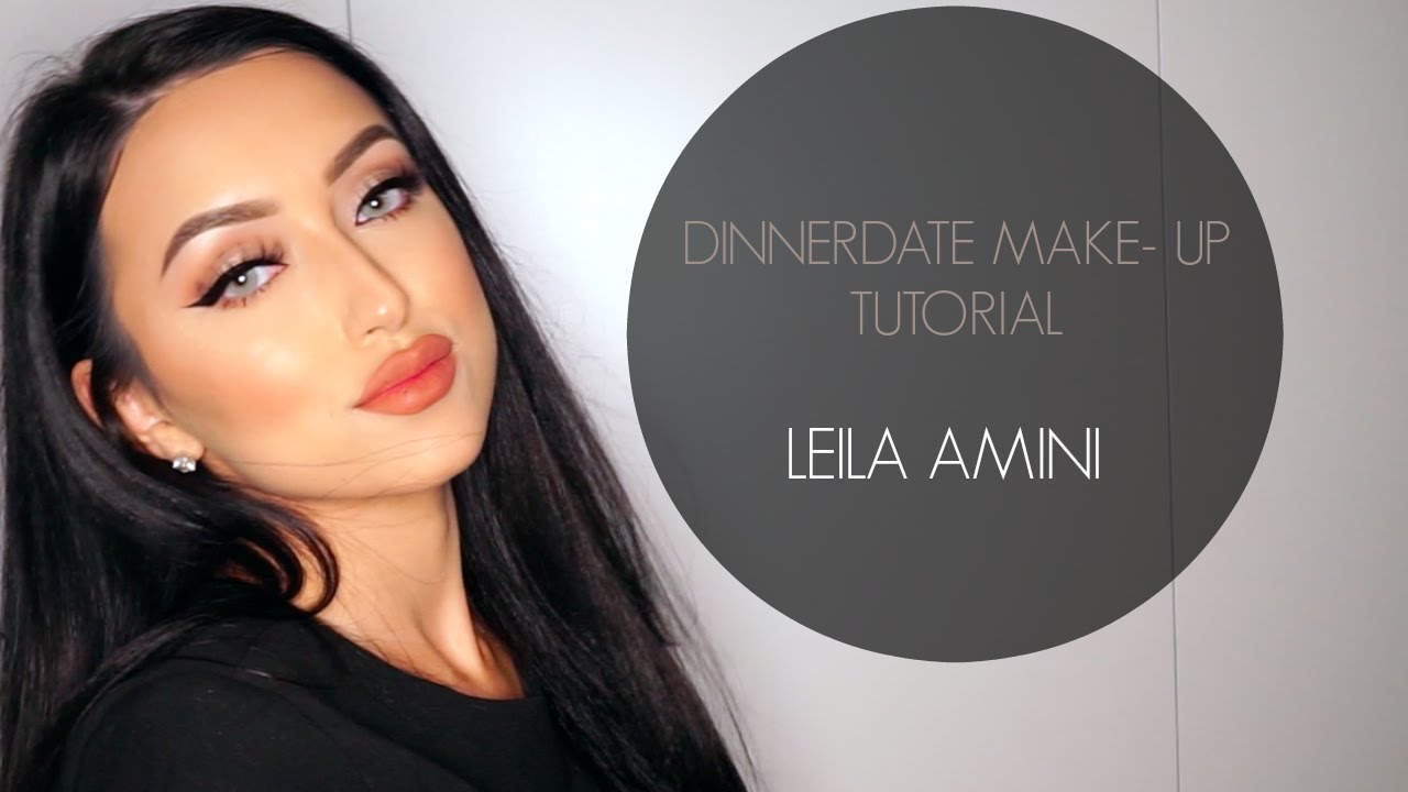 DINNER DATE MAKE UP TUTORIAL LEILA AMINI YouTube