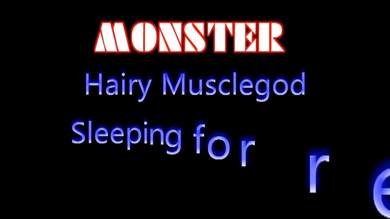 MONSTER Muscular Hairy MUSCLEGOD sleeping For Real on sofa Video Preview
