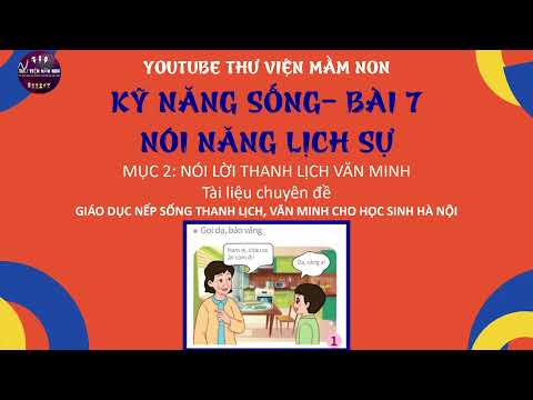 GDNSTLVM: Nói năng lịch sự