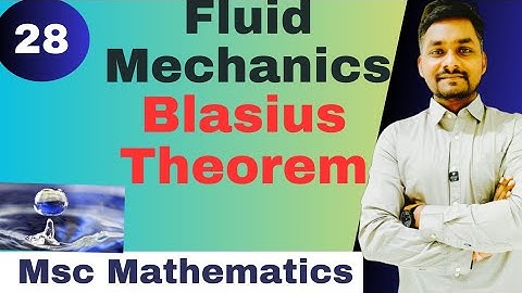l Fluid Mechanics l BLASIUS  THEOREM l for Msc Maths l by Krishna Singh✍️✍️
