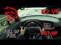 2016 Dodge Challenger SRT HELLCAT V8 6.2L 707HP | Acceleration Autobahn POV Test Drive