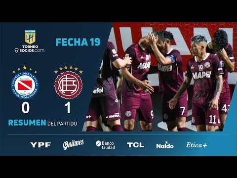 #TorneoSocios | Fecha 19 | resumen de Argentinos - Lanús