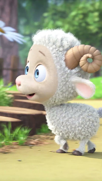 What a cutie! A new friend? 🐑🥰 #LaLaLamb #MashaAndTheBear #Shorts #kids #cartoonforkids