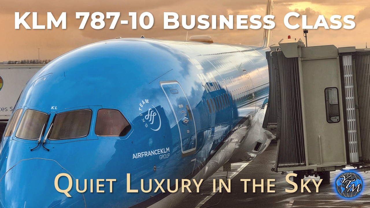 KLM 787-10 Dreamliner Business Class Review | AMS–JFK