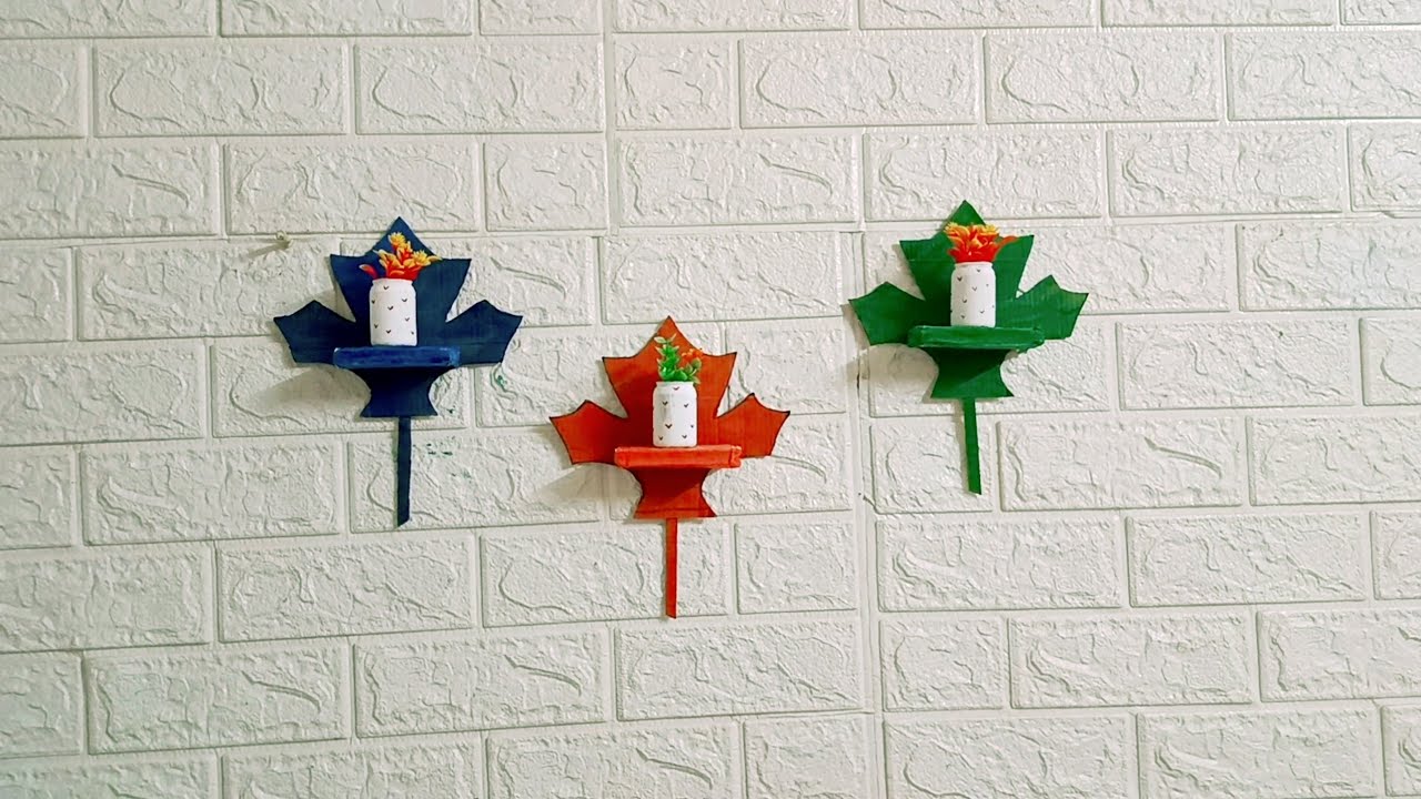 Maple Leaf Plant Hanger | Maple Leaf | Best Out of Waste | Cardboard Craft | DIY | Craft 