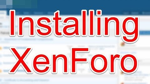 How to install XenForo 2 Full