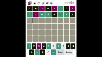 Nerdle Game 479 Solution - 13th May 2023