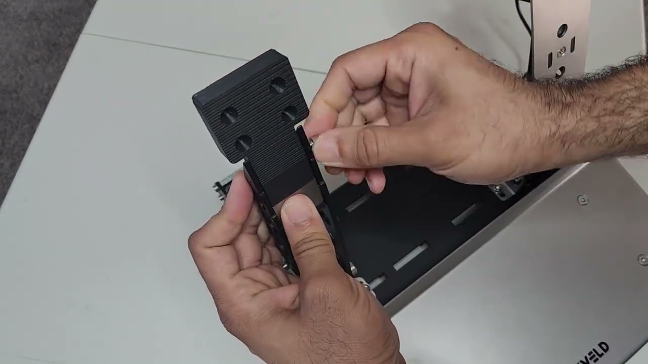 Heusinkveld Sprint Pedal Simagic P-HPR Haptic Reactor Adapter Install Video (etsy: averagemaker)