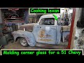 Using lexan to make corner windows for a chopped 51 Chevy pickup
