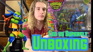 Leo vs SuperFly battle pack UNBOXING // Mutant Mayhem