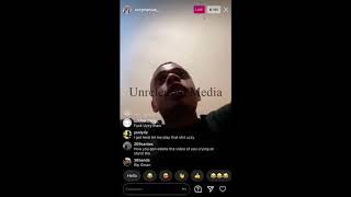 Uzzy Marcus getting dissed On live by CML crew