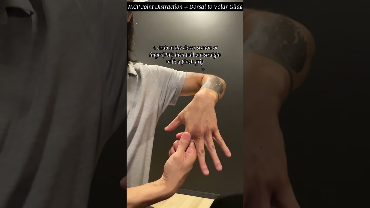 MCP Joint Distraction + Dorsal to Volar Glide