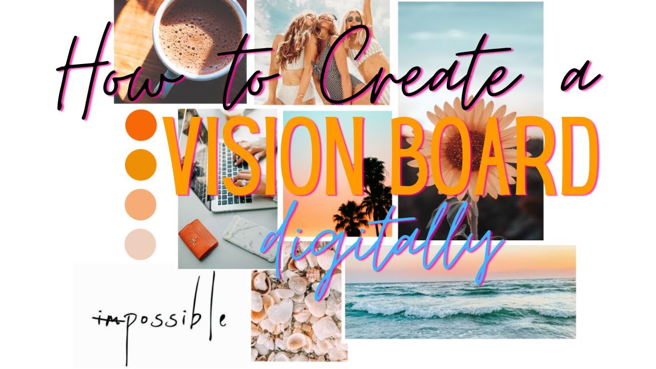 how to create a DIGITAL VISION BOARD that actually works for COLLEGE ...