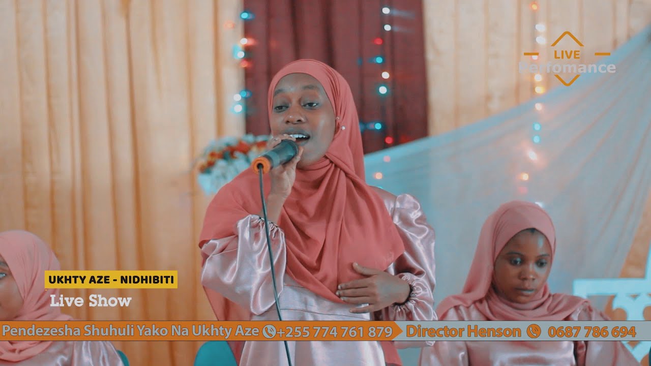 MANENO MATAMU KUTOKA KWA UKHTY AZE AKIIMBA LIVE LAZIMA UPENDE