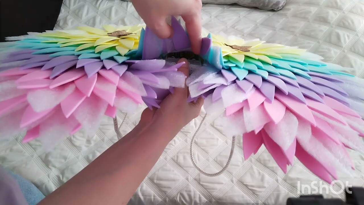 Крылья для единорожки с подсветкой