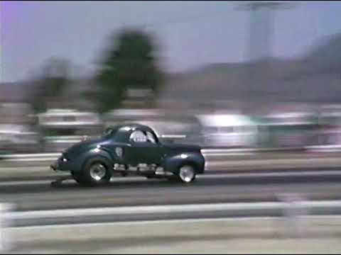 Fremont Baylands Raceway park May 2, 1987 Nostalga Drags - fat jack Orange
