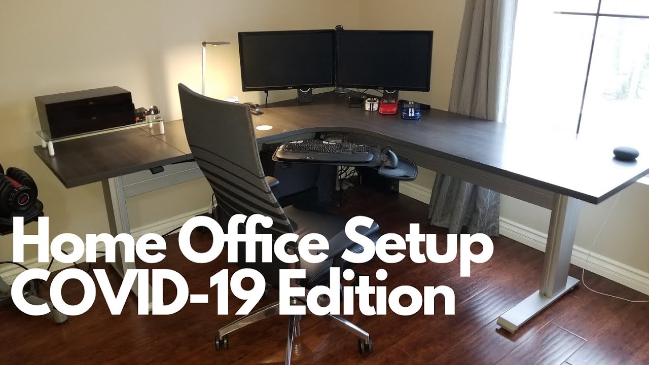 How to Create a Productive Workspace COVID19 Home Office Setup YouTube
