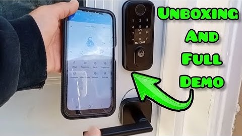 The Nutomo Smart Door Lock, UNBOXING, SETUP AND DEMONSTRATION #home #security #unboxing #setup