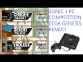 Sonic 3 - Competition Menu (PC): Sega Genesis Remix