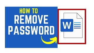 How to Remove a Password from a Microsoft Word Document