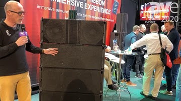 ISE 2020: Alcons Audio Talks LR24, Mid-Sized Line-Array Module with Pro-Ribbon Technology