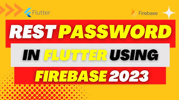 How to reset a password in Flutter with Firebase | forgot password in flutter 2023