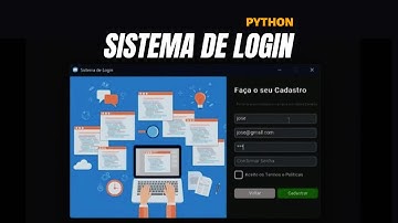Sistema de Login com Python e Custom Tkinter
