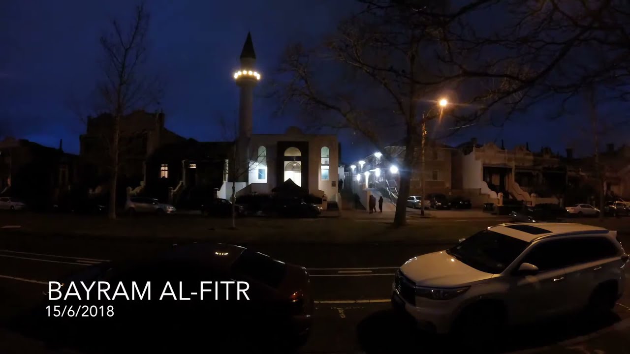 Timelapse of Bayram Al-Fitr morning 2018