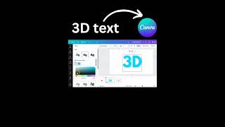 HOW TO MAKE 3D TEXT IN CANVA#easy canva l Canva tutorial