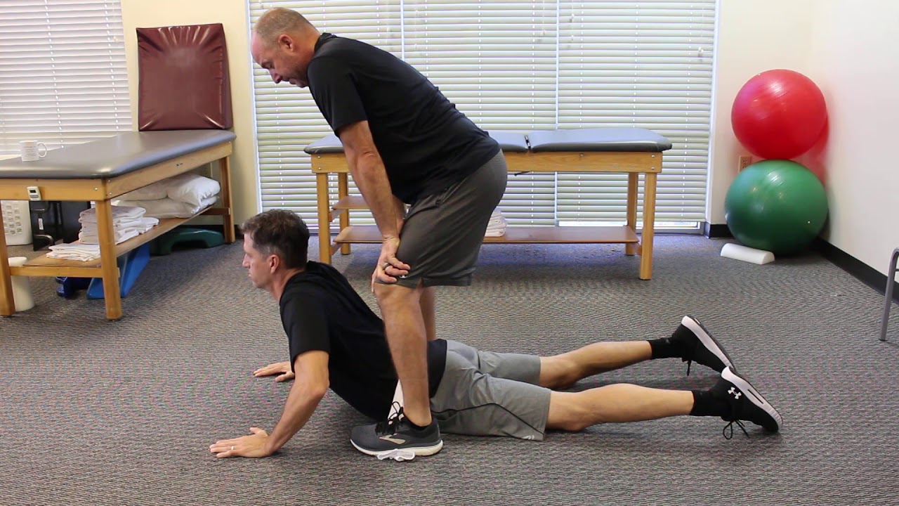 Repeated Extension in Lying with Towel Over Pressure