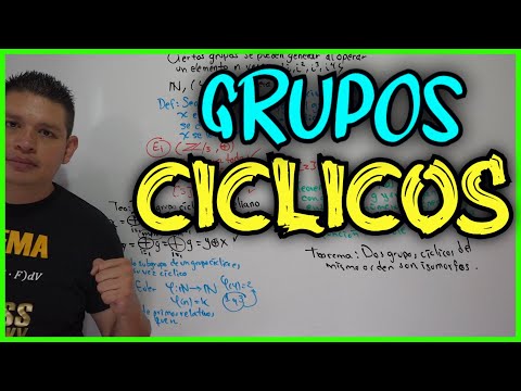 Álgebra Superior (GRUPOS) 32.- Grupos Cíclicos