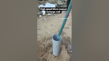 High speed Micro manual recharge well by Vardhaman Envirotech #rainwaterharvesting #reelitfeelit
