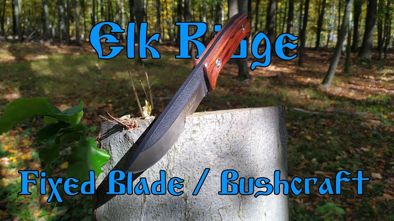 Levný Bushcraft nůž: Elk Ridge - Fixed Blade - YouTube