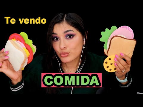 😂 ASMR 📚 Tu COMPAÑERA de CLASES 🍔 te VENDE 🍭 comida I ASMR en ESPAÑOL I Ges ASMR