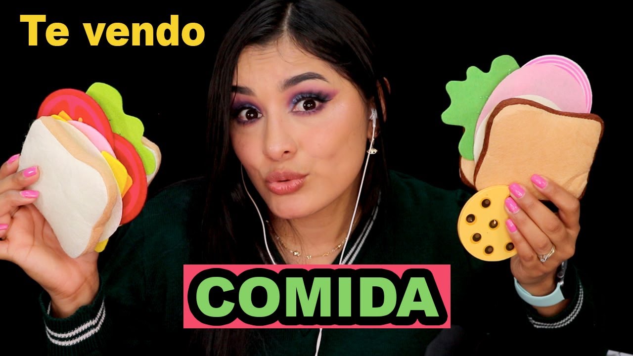 😂 ASMR 📚 Tu COMPAÑERA de CLASES 🍔 te VENDE 🍭 comida I ASMR en ESPAÑOL I Ges ASMR
