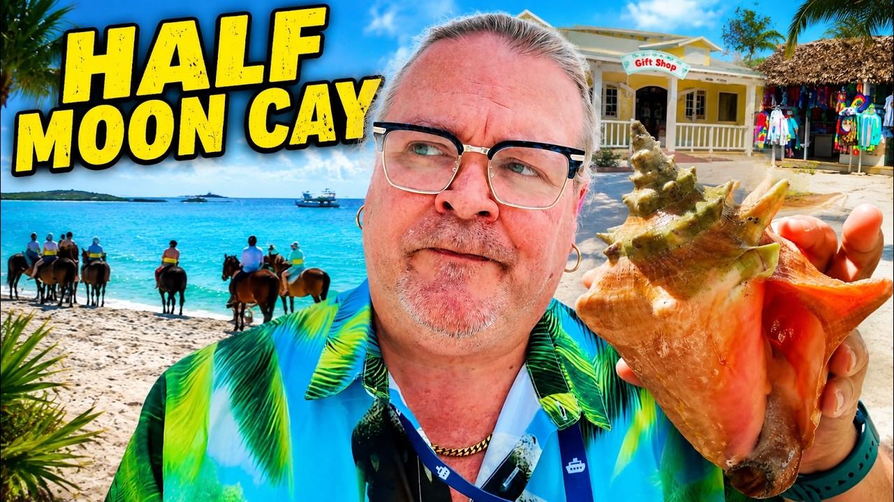 Half Moon Cay Bahamas | Exploring the Island & Island Tram Excursion