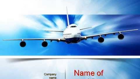 Jet Aircraft PowerPoint Template