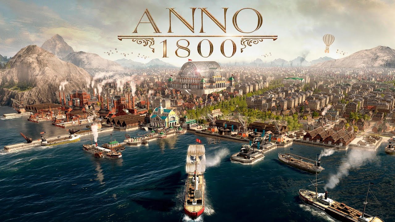 Anno 1800 - | 4 k 60 fps | - Построение империи - Бесконечная игра - #04