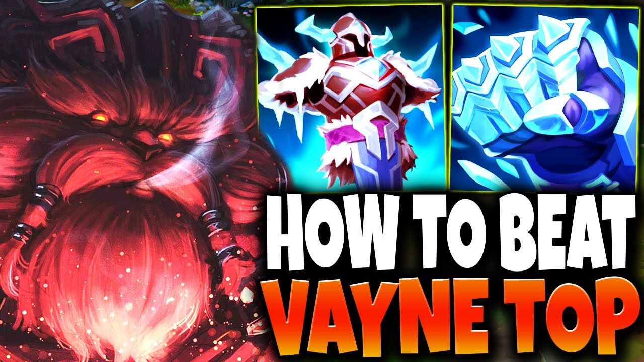A Vayne Top wanted to counter my IMMORTAL Build...But didnt expect these results 😈 - YouTube