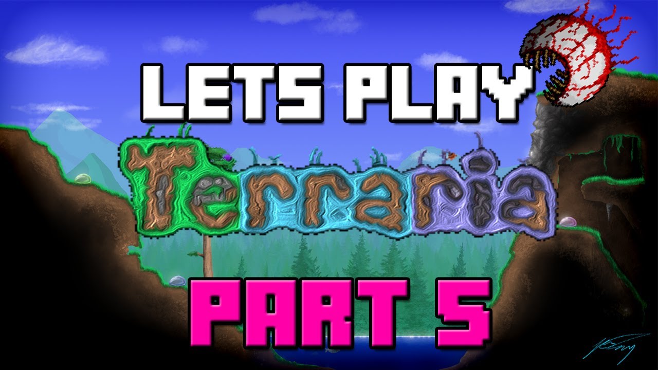 Lets Play Terraria 1.2 Update Part 5 Ice Skates (Terraria 1.2