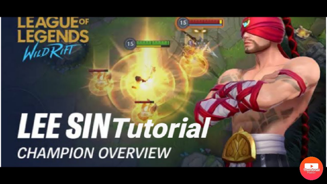 Lee sin Tutorial League of Legends Wild Rift - YouTube