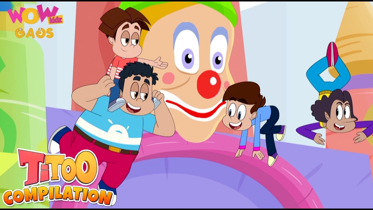 Titoo Ki Circus Masti | Titoo Funny Cartoon Compilation | Hindi Cartoon for Kids #titoo