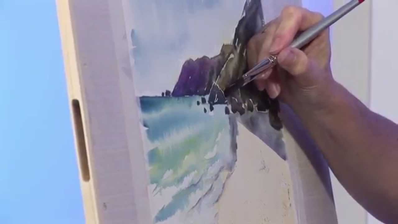 Can you use acrylic ink like watercolour? FW, Magic Color and Liquitex acrylic  ink 