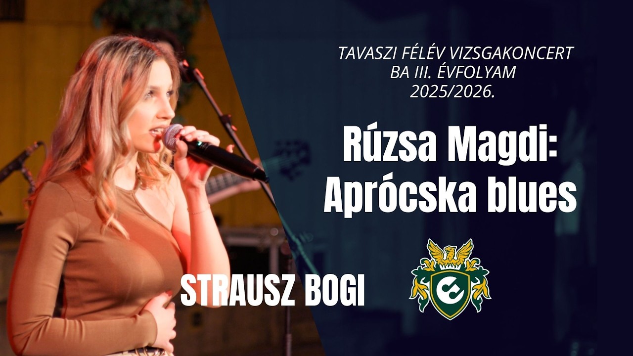Aprócska blues | Kortárs Könnyűzene BA 2025