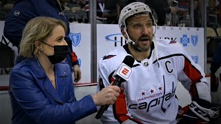 Post Game Interview With Alex Ovechkin and Emily Caplan Wealth