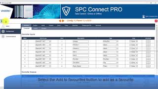 SPC Connect Pro  -favorites - Speed up intrusion installations