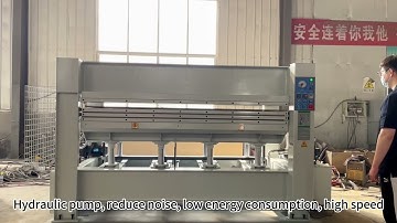 Hot press machine 120T 3 layers