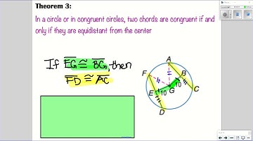 Geometry   Unit 7   Lesson 7 5   Diameter and Chords   Smart Notes   Video Lesson